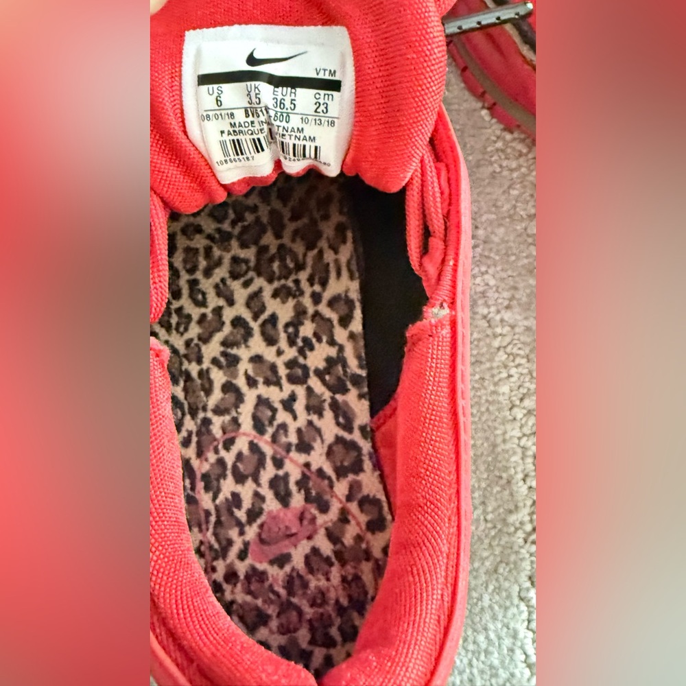 Nike Airmax 97 - Red/ Leopard Print Insole - Picture 2 of 7